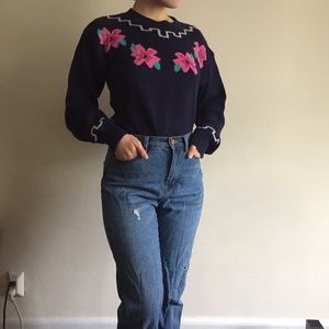 Vintage Floral Sweater Sophisticates by Jonathan Martin